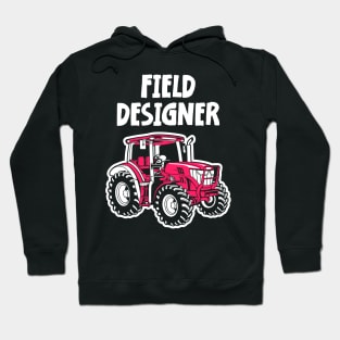 tractor boys kids cool dudes driving tractor Hoodie